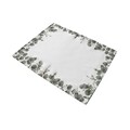 Set suporturi pentru farfurie, Hermia, 827GRT1101, Dimensiune: 35 x 45 cm, Verde/Alb
