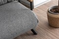 Fotoliu extensibil, Atelier del Sofa, 859FTN2819, Gri deschis