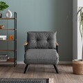 Fotoliu extensibil, Atelier del Sofa, 859FTN2819, Gri deschis