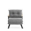 Fotoliu extensibil, Atelier del Sofa, 859FTN2819, Gri deschis