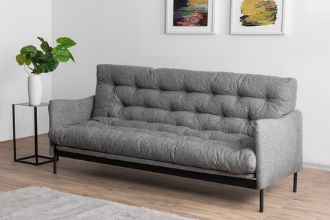 Canapea extensibila 3 locuri, Atelier del Sofa, 859FTN2851, Gri deschis