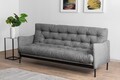 Canapea extensibila 3 locuri, Atelier del Sofa, 859FTN2851, Gri deschis