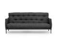 Canapea extensibila 3 locuri, Atelier del Sofa, 859FTN2852, Gri inchis