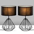Set de lămpi de masă, Opviq, 892OPV2205, Negru