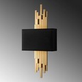 Aplica de perete, Opviq, 892OPV2413, Aur/Negru