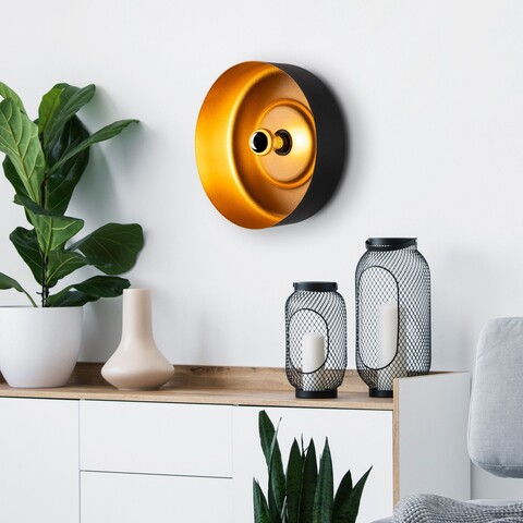 Aplica de perete, Opviq, 892OPV2538, Negru