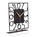 Ceas de masa, Piazza, 25x23 cm, Negru