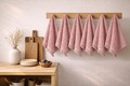 Set prosoape, L'essentiel Maison, Textured, Roz prafuit
