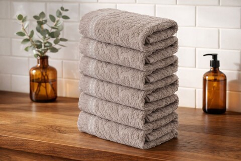 Set prosoape, L'essentiel Maison, Textured, Bej