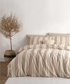 Lenjerie de pat dubla King (FR), L'essentiel Maison, Aura, Bej / Crem