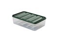 Set recipiente depozitare, Hermia, 964FRM5768, Dimensiune: 23 x 15 x 7 cm / 1750 ml (4 bucăți), Verde