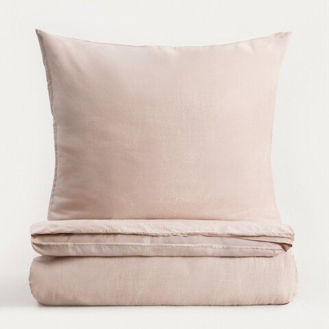 Lenjerie de pat King Size, Avelia, Homla, 200x220 cm, 3 piese, bumbac/poliester/vascoza, bej