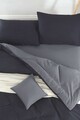 Lenjerie de pat dubla Super King (FR), 3 piese, L'essentiel Maison, Mix, Negru / Fume