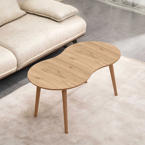 Masuta de cafea, Hanah Home, Moon, 99x45x54 cm, Stejar