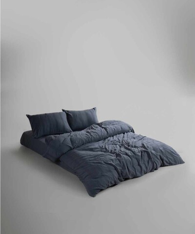 Lenjerie de pat dubla, L'essentiel Maison, Cassandra, Gri