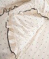 Lenjerie de pat dubla, L'essentiel Maison, Point Exculusive, Crem