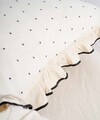 Lenjerie de pat dubla, L'essentiel Maison, Point Exculusive, Crem