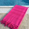 Prosop de plaja, L'essentiel Maison, Sultan, Fucsia