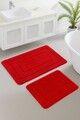 Set covorase de baie, L'essentiel Maison, Cerceve, Rosu
