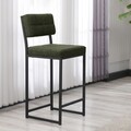 Scaun de bar, Hanah Home, Retro, 40x98x40 cm, Verde