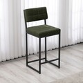 Scaun de bar, Hanah Home, Retro, 40x98x40 cm, Verde
