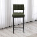 Scaun de bar, Hanah Home, Retro, 40x98x40 cm, Verde