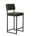 Scaun de bar, Hanah Home, Retro, 40x98x40 cm, Verde