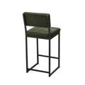 Scaun de bar, Hanah Home, Retro, 40x98x40 cm, Verde