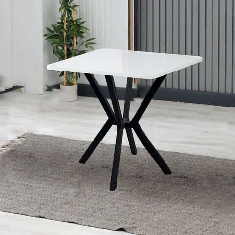 Masa, Hanah Home, Elma, 70x74x70 cm, Alb