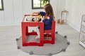 Set masa si scaun pentru copii, Hanah Home, Seagull, Rosu/Alb