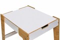 Masa pentru copii, Hanah Home, Phoenix, 72.5x55x56.5 cm, Alb / Natural