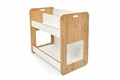 Corp biblioteca, Hanah Home, Dove, 57x55x34 cm, Alb / Natural