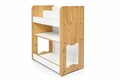 Corp biblioteca, Hanah Home, Seagull, 57x70x34 cm, Alb / Natural