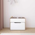 Corp biblioteca, Hanah Home, Dove Toy Box, 70x55x35 cm, Alb / Natural
