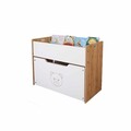 Corp biblioteca, Hanah Home, Dove Toy Box, 70x55x35 cm, Alb / Natural