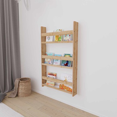 Corp biblioteca, Hanah Home, Dove Wall, 56x92x10 cm, Natural