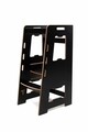 Turn de invatare, Hanah Home, Learning Tower, 40x90x50 cm, Negru