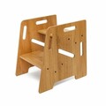 Scaun pentru copii, Hanah Home, Step Stool, 34x39x39 cm, Natural