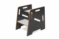 Scaun pentru copii, Hanah Home, Step Stool, 34x39x39 cm, Antracit/Alb