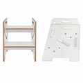 Scaun pentru copii, Hanah Home, Step Stool, 34x39x39 cm, Alb