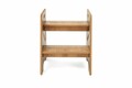 Scaun pentru copii, Hanah Home, Step Stool, 34x39x39 cm, Negru / Natural