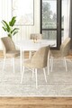 Set masă și scaune (5 bucăți), Hanah Home, Rox, Alb / Crem