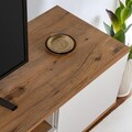 Comoda TV, Hanah Home, Veramont, 180x44.6x44.5 cm, Alb/Pin Atlantic