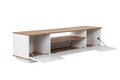 Comoda TV, Hanah Home, Veramont, 180x44.6x44.5 cm, Alb/Pin Atlantic