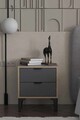 Noptiera, Hanah Home, Arden, 45x52x40 cm, Antracit