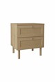 Noptiera, Hanah Home, Baru, 50x58x42 cm, Bej