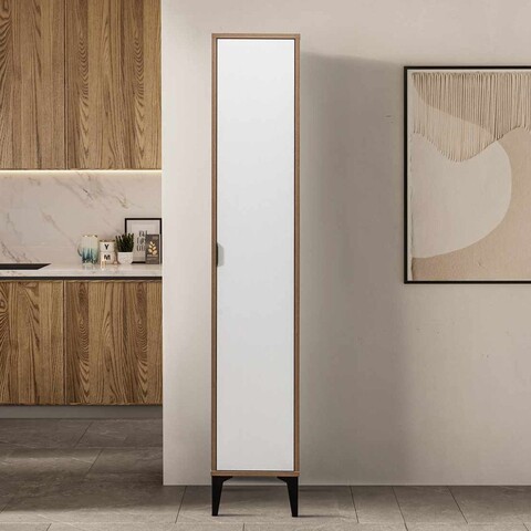 Dulap multifunctional, Hanah Home, Arden Single Door, 35x190x37 cm, Alb