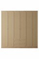 Dulap pentru haine, Hanah Home, Baru 6 210, 206x210x52 cm, Bej