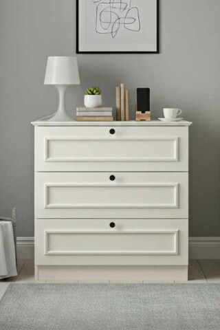 Dulap, Hanah Home, Mira, 78x78x43 cm, Alb