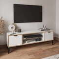 Comoda TV, Hanah Home, Arden, 140x46x35 cm, Alb